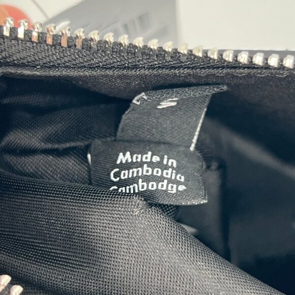 Kate Spade Black Gray Leopard Print Patent Leather Crossbody | NWT - Picture 3 of 8